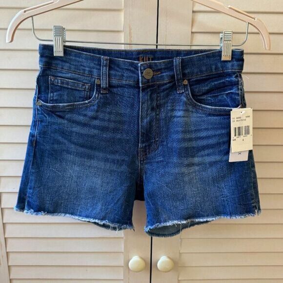Kut from‎ the Kloth | Women's High-Rise Denim Shorts - Innovation, Size 4 - Picture 3 of 12